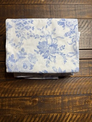 Pottery Barn Teen LoveShackFancy Garden Damask Organic Sheet Set Blue FULL NWOT - Image 1 of 4