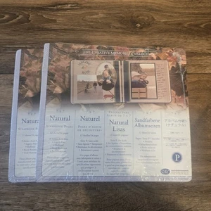 Creative Memories 7x7 Natural Pages 12 sheets / 24 pgs. NIP Scrapbook Lot of 2 - Picture 1 of 1