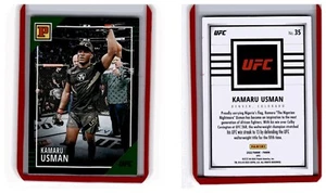 2022 Panini UFC Debüt Edition UK exklusiv grün #35 Kamaru Usman - Bild 1 von 1