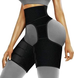 Waist and Thigh Trainer Butt Lifter Neoprene Hip Raise Thigh (Black,Size:XL) - Picture 1 of 6