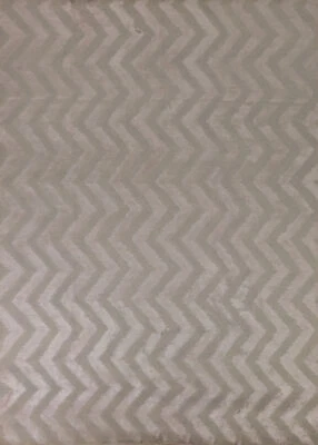 Abstract Modern Hand-knotted Rug 8x10 ft Contemporary Living Room Wool Carpet - Image 1 of 4