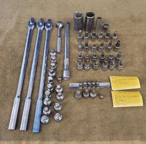 53 K Tool KTI Breaker Bar Ratchet Wrench Hex Socket Star Extension 1/2" 1/4 3/8 - Picture 1 of 23