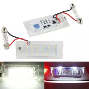 Pair Error Free LED Number License Plate Lights Lamp For BMW X5 E53 X3 E83 03-10 - Picture 1 of 5