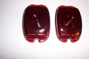 1940-53 Chevy truck taillight lenses, one pair glass. - Picture 1 of 1