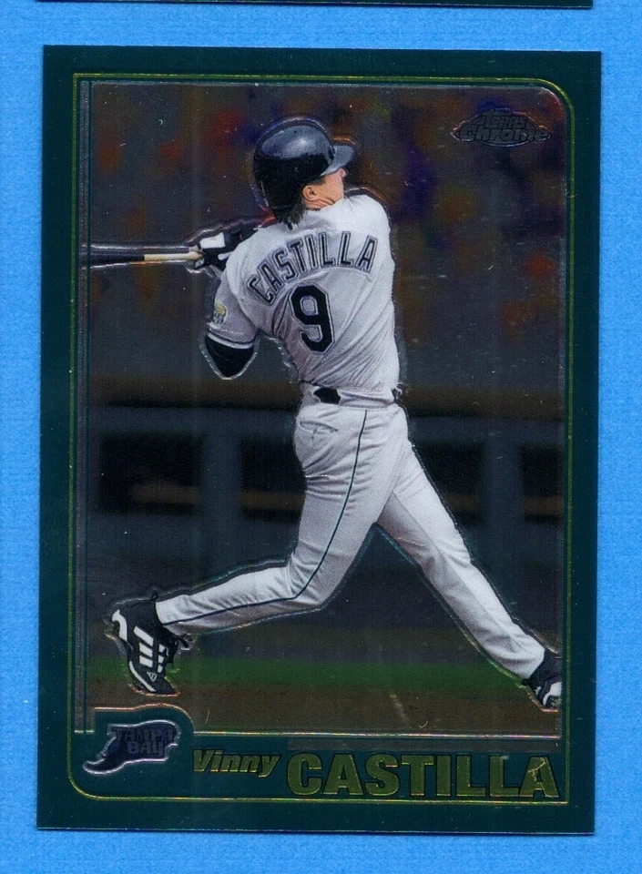 2001 Topps Chrome #443 Vinny Castilla Devil Rays - Image 1 of 1