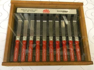 MAC TOOLS 10PC 4" LONG FEELER GAUGE SET 0.01"-0.03" #FG10S - Foto 1 di 7