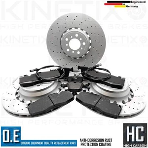 PARA BMW X5M X6M F85 F86 DISCOS FRENO TRASERO DELANTERO PERFORADO PASTILLAS APEC 395mm 385mm - Imagen 1 de 12