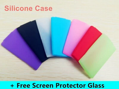 Silicone Soft Skin Case Cover+Glass Screen Protector for iPod Nano 7th & 8th Gen - Image 1 of 4