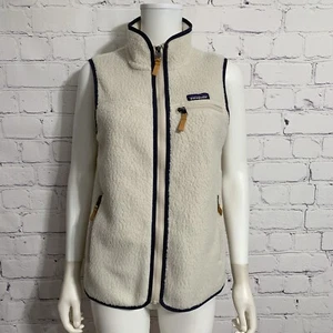 Patagonia Women’s Retro Pile Vest Small Pelican Beige NWT New - Picture 1 of 5