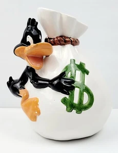 Vintage Daffy Duck Ceramica Banca Warner Brothers Cartoni Animati Decorazione Casa Bambini - Foto 1 di 10