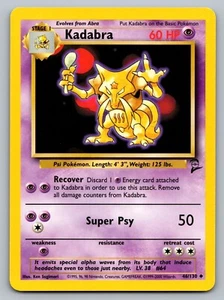 Pokemon TCG Base Set 2 Kadabra #46 - Picture 1 of 2