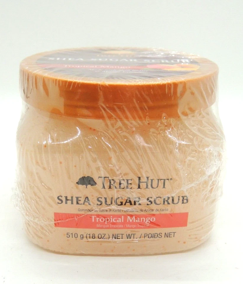 Tree Hut Shea Sugar Scrub Tropical Mango 18oz Exfoliating & Ultra Hydrating NEW - Image 1 of 4