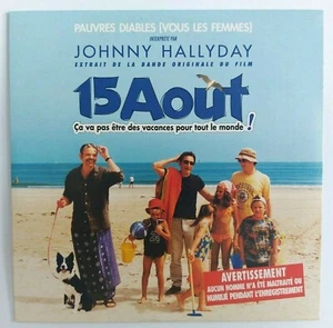JOHNNY HALLYDAY : VOUS LES FEMMES ◙ RARE PROMO CD ORIGINAL ◙ iglesias / 15 aout - Picture 1 of 2