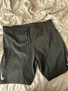 Nike Mens Shorts Tights Aeroswift Half Length Black DM4622-010 2XL XXL BB - Picture 1 of 9