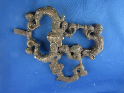 ancien bronze ameublement st LXIV XIXe 4 poignées putti buffet commode sirenes - Photo 1/3