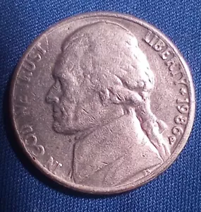 1986 P Jefferson Nickel Multiple Errors OBV REV Double Mint Misstrike Letters - Picture 1 of 24