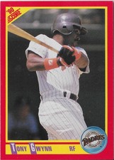1990 Score Tony Gwynn #255 San Diego Padres Baseball Card