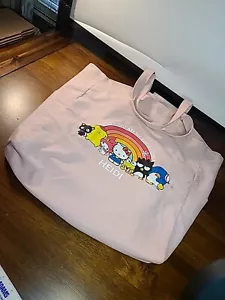 Pink Hello Kitty Canvas Tote Bag Sanrio Kind People Are My Kinda People "Heidi" - Picture 1 of 15