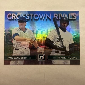 2022 Donruss Frank Thomas / Ryne Sandberg Crosstown Rivals Case Hit SSP - Picture 1 of 2