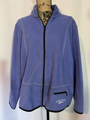 Sudadera Gear for Sports para mujer JACKSON HOLE púrpura con cremallera Plus 2X K41 Foto 1 de 4