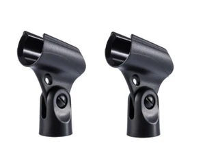 2 Pack A25D Microphone Clip Replacement for Shure sm58 beta58 sm58LC Vocal mic - Picture 1 of 2