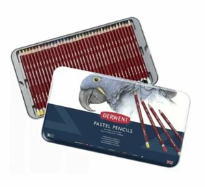 Derwent Pastel Pencils 36 Tin Set Professional Quality Made In UK - Picture 1 of 1