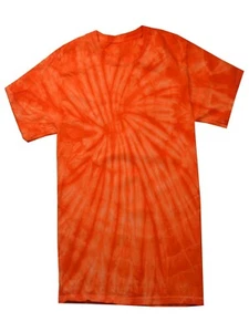 Multi-Color Tie Dye T-Shirts, Kids XS, S, M, L, Cotton, Short Sleeve, Colortone - Picture 1 of 82