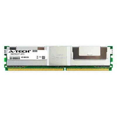 8GB DDR2 PC2-5300F 667MHz FBDIMM (HP 398709-071 Equivalent) Server Memory RAM - Image 1 of 2