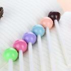 Süße Neuheit Süßigkeiten Farbe Lollipops Gel Schwarzer Tintenstiftschule P6H7