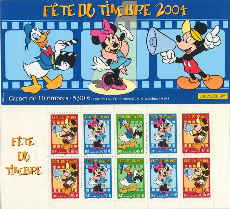 FRANCIA 2004 WALT DISNEY FUMETTI LIBRETTO NUOVO MNH** (C.G) - Immagine 1 di 1