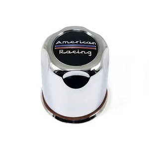 American Racing Chrome Center Cap 3.27"OD 3.75"H Push-Thru Closed-End 1327000 - Picture 1 of 4