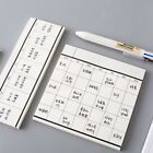 Diary Monthly Day Planner Planning Notepad Memo Pad Time Schedule Tearable