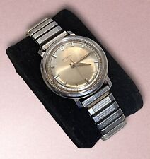 Bulova Accutron Silver Tone Vintage Mens Watch