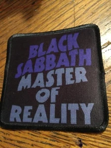 Black Sabbath Master of Reality Sublimierter Patch 3”x3” Album Cover Rock Metal - Bild 1 von 1