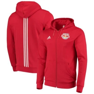 Adidas MLS New York Redbulls Travel Jacket Red,White DP4998 - Picture 1 of 1