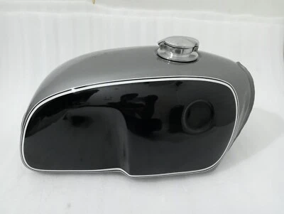 BMW R100 RT RS R90 R80 R75 ALLOY FUEL TANK BLACK & GRAY PAINTED + CAP |Fit For - Image 1 of 4