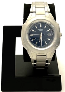 CASIO HERREN BLAUES ZIFFERBLATT EDELSTAHL KLASSISCHE DRESS WATCH MTP-3050D-2AVCR - Bild 1 von 9