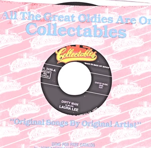 LAURA LEE: DIRTY MAN / THE DELLS: ALWAYS TOGETHER .. 45 RPM 6175 - Picture 1 of 3