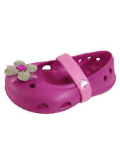 Crocs Kids Keeley Springtime Flat PS Shoes, Amethyst, US 4 Toddler