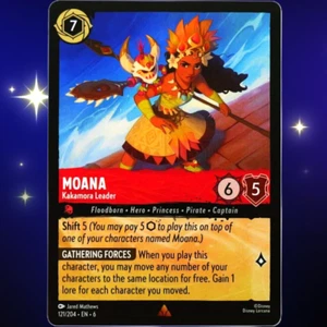 Líder Moana Kakamora - Raro - Juego de cartas coleccionables Disney Lorcana Azurite Sea #121/204 - Imagen 1 de 3