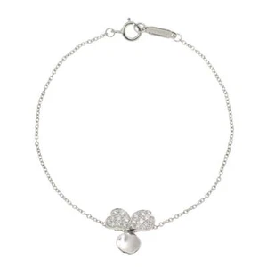 TIFFANY Co. Flower Diamond Bracelet Platinum 90267993 - Picture 1 of 6