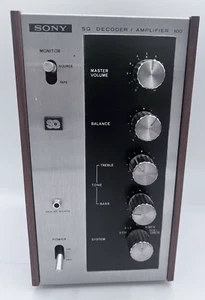 Sony SQA-100 Solid State SQ Decoder Amplifier 2 Watts 2CH/ 2-4/ R-MTX Tested - Picture 1 of 5