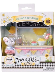 Honey Bee🐝 Acres Sweet & Sour Lemonade Stand Playset w/Dog Figure -9 Piece - Picture 1 of 6