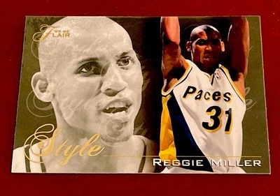 Reggie Miller 1995-96 Fleer Flair Card #239 Indiana Pacers NBA HOF NM - Image 1 of 2