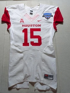 Houston Cougars Football Nike Team Issued No. 15 Armed Forces Bowl Jersey Large - Picture 1 of 8