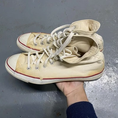 Zapatos Converse High Top Vintage Años 80/90 Hechos en EE. UU. Talla 10 Foto 1 de 4