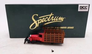 Bachmann 29163 On30 Little River Logging Company Rail Truck w/DCC (red, black) - Picture 1 of 8