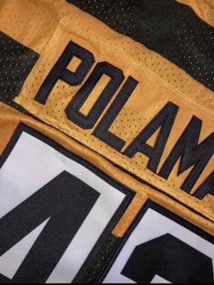 Camiseta de fútbol americano para hombre Pittsburgh Steelers Troy Polamalu Throwback Bumblebee 2XL Foto 1 de 4