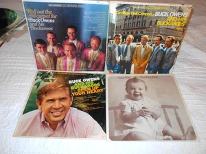 Buck Owens and His Buckaroos Susan Raye with Carnegie Hall Concert 4 LPs Lot! - Picture 1 of 2