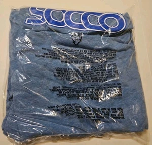 BRAND NEW Socco Men's Large Blue T-Shirt original Packaging - Picture 1 of 3
